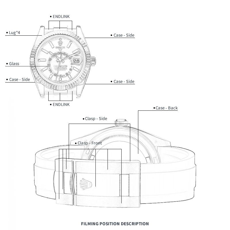 ARTZ WATCH PROTECTIVE FILM FOR ROLEX SKYDWELLER 42 M336235-0004