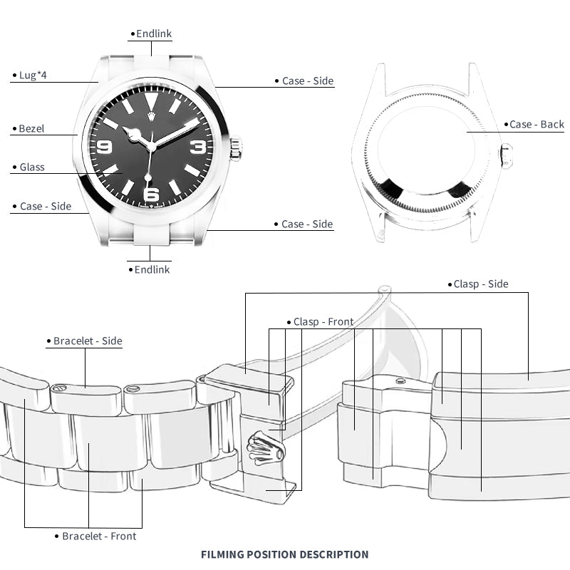 ARTZ WATCH PROTECTIVE FILM FOR ROLEX EXPLORER 36 124273-0001