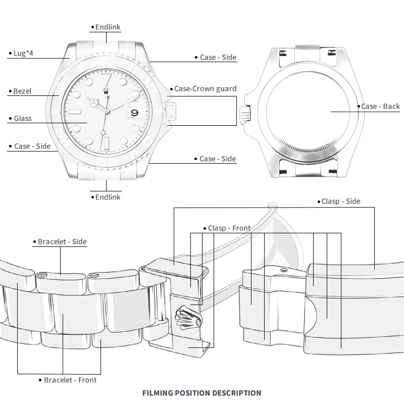 ARTZ WATCH PROTECTIVE FILM FOR ROLEX SEA-DWELLER 43 126600-0001